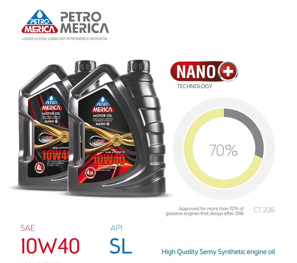 خرید روغن موتور SL 10W40 پترومریکا