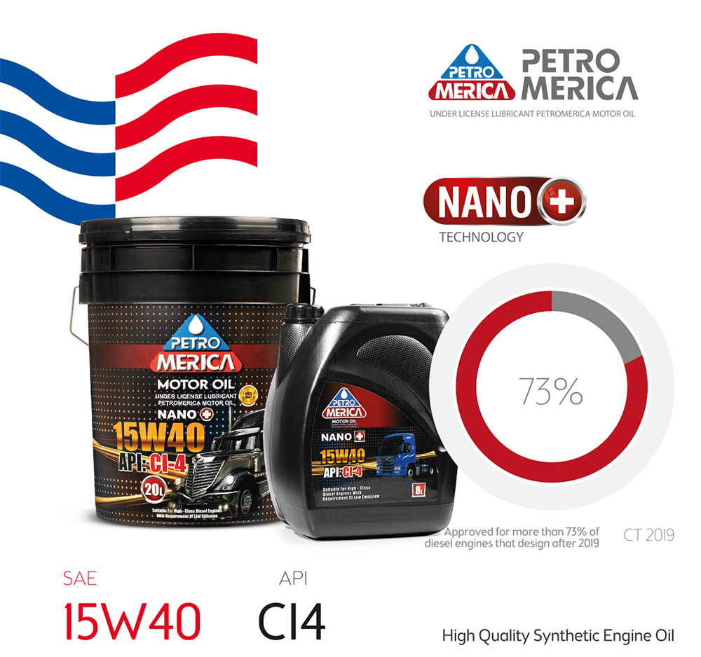 خرید روغن موتور CI4 15W40 پترومریکا