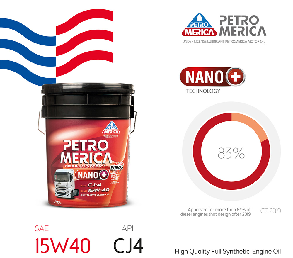 خرید روغن موتور CJ4 15W40 پترومریکا